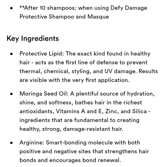 JOICO DEFY DAMAGE PROTECTIVE SHIELD TO GUARD AGAINST THERMAL & UV DAMAGE. - Picture 7 of 7